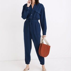 Madewell Lightspun Tapered-Leg Jumpsuit